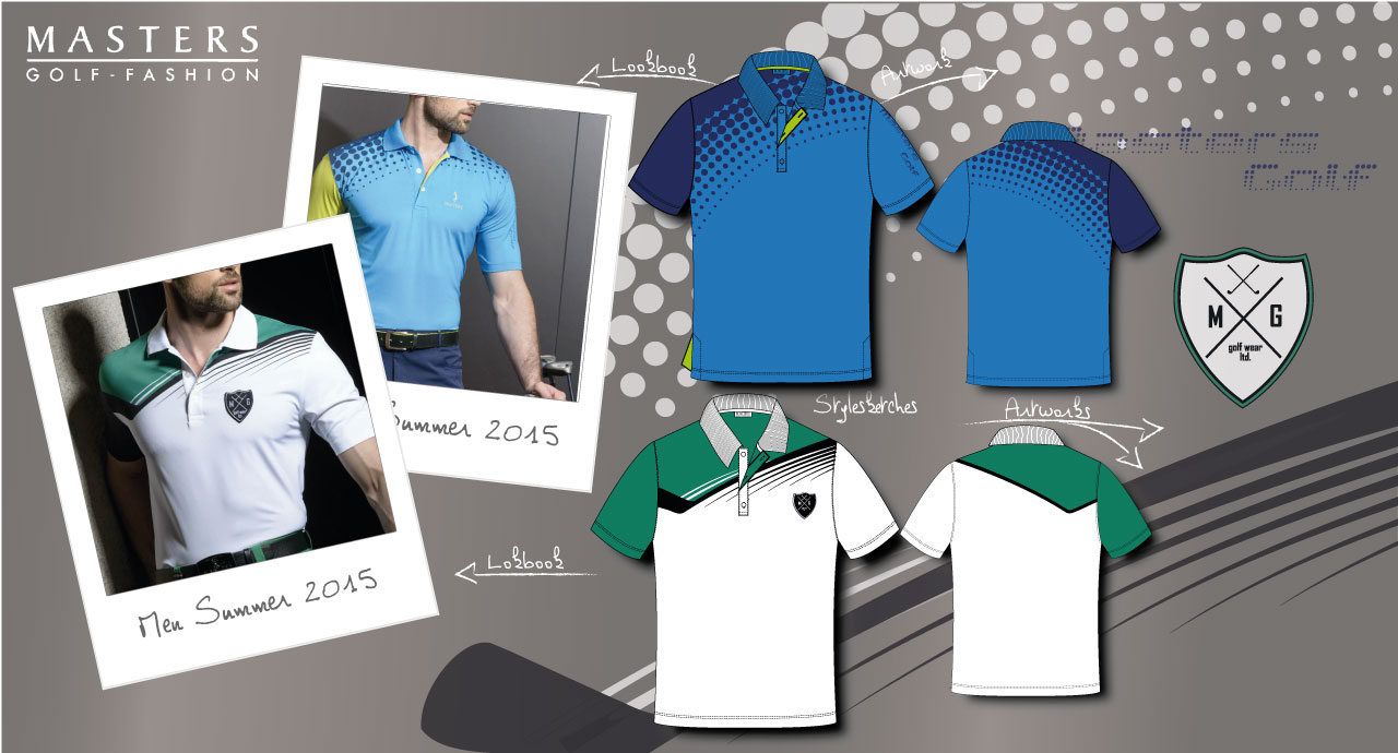 Men Golf Polo Shirt Layouts, Style Photos
